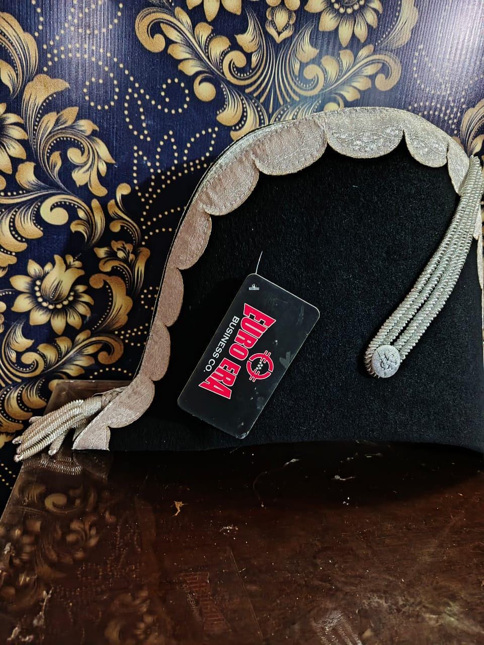 Leather Napoleonic French Imperial Guard Officer Hat: Cosplay Costume