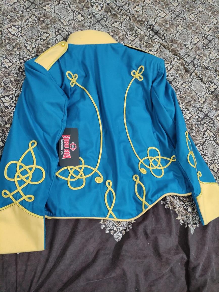 Napoleonic Hussars Wool Tunic Jacket: 18th Century Style