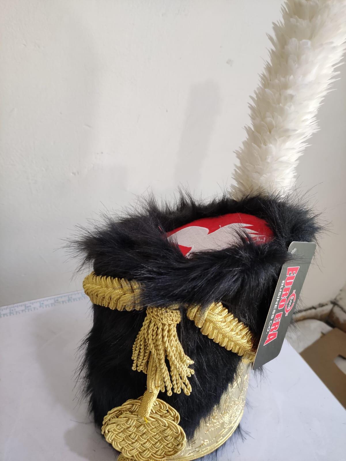 Leather Napoleonic French Imperial Guard Officer Hat