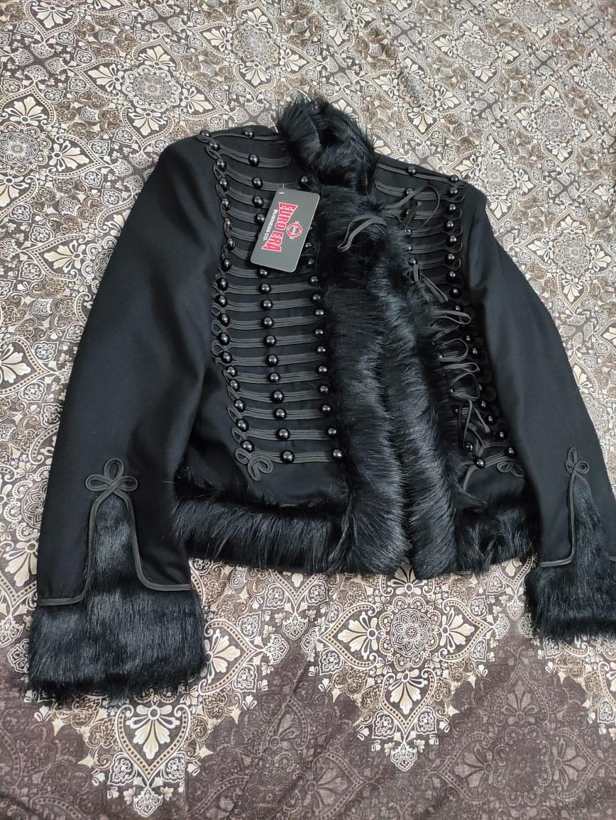 Napoleonic 18th century Brunswick Officer Hussars Pelisse Tunic Jacket