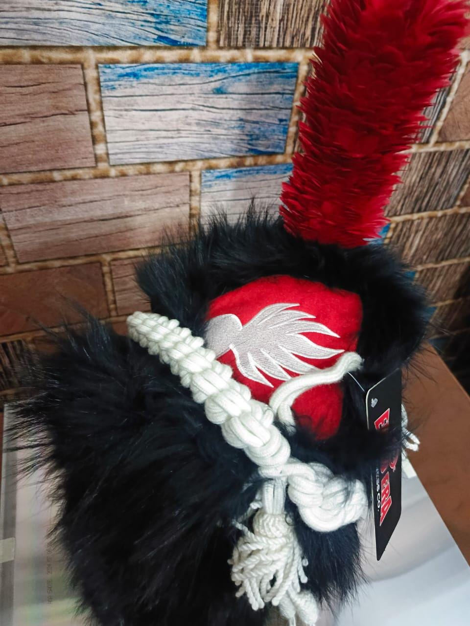 Leather Napoleonic Scots Guards Officer Hat: French Imperial Style