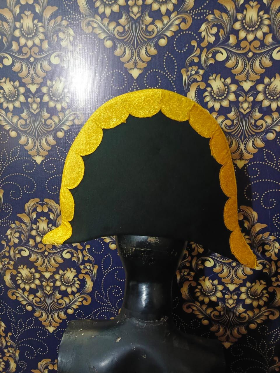 Felted Wool Napoleonic Bicorn Hat: French General Officer Style