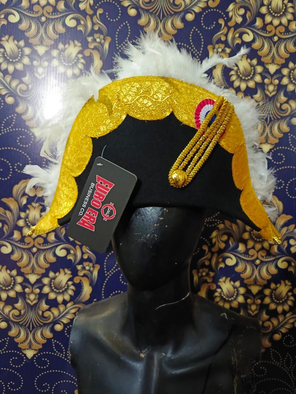 Felted Wool Napoleonic Bicorn Hat: French General, Marshall Officer