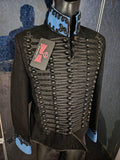 Napoleonic Hussars Wool Tunic Jacket: 18th Century Brunswick Officer