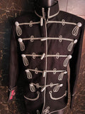 Prussian Hussars Wool Tunic: Napoleonic Era Officer Jacket