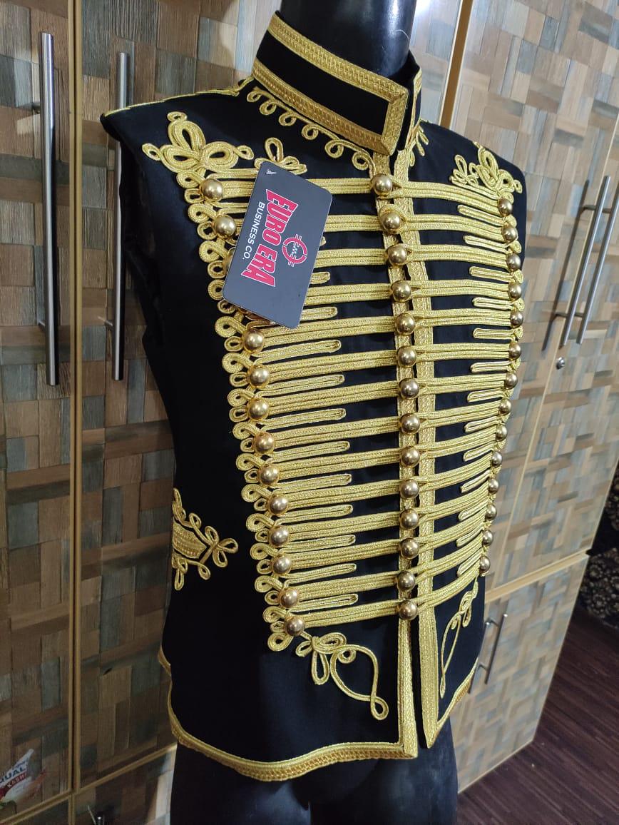 Napoleonic Hussars Wool Waistcoat: 11th Hussars Officer Style