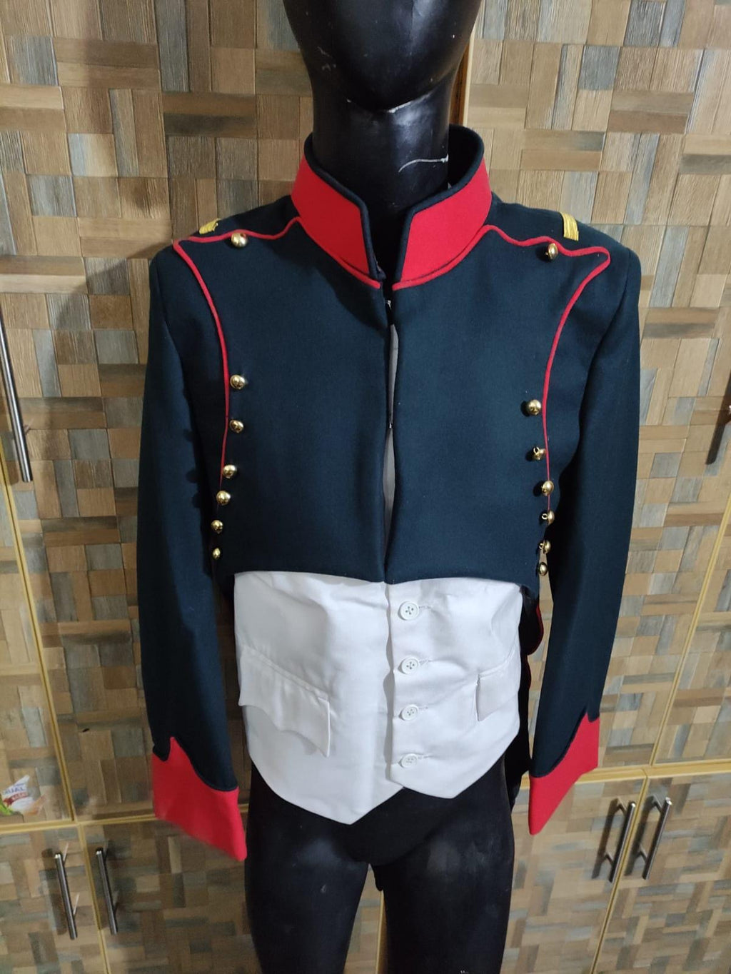 Napoleonic French General Frock Coat & Waistcoat: 1st Empire Style