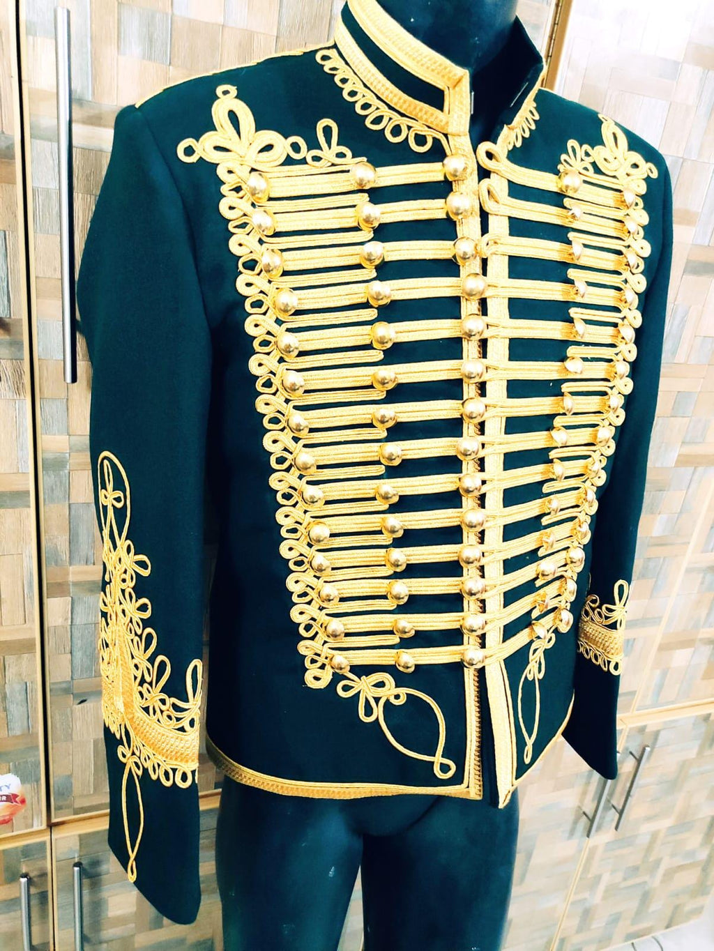 Napoleonic Hussars Wool Jacket: 11th Hussars Officer Style