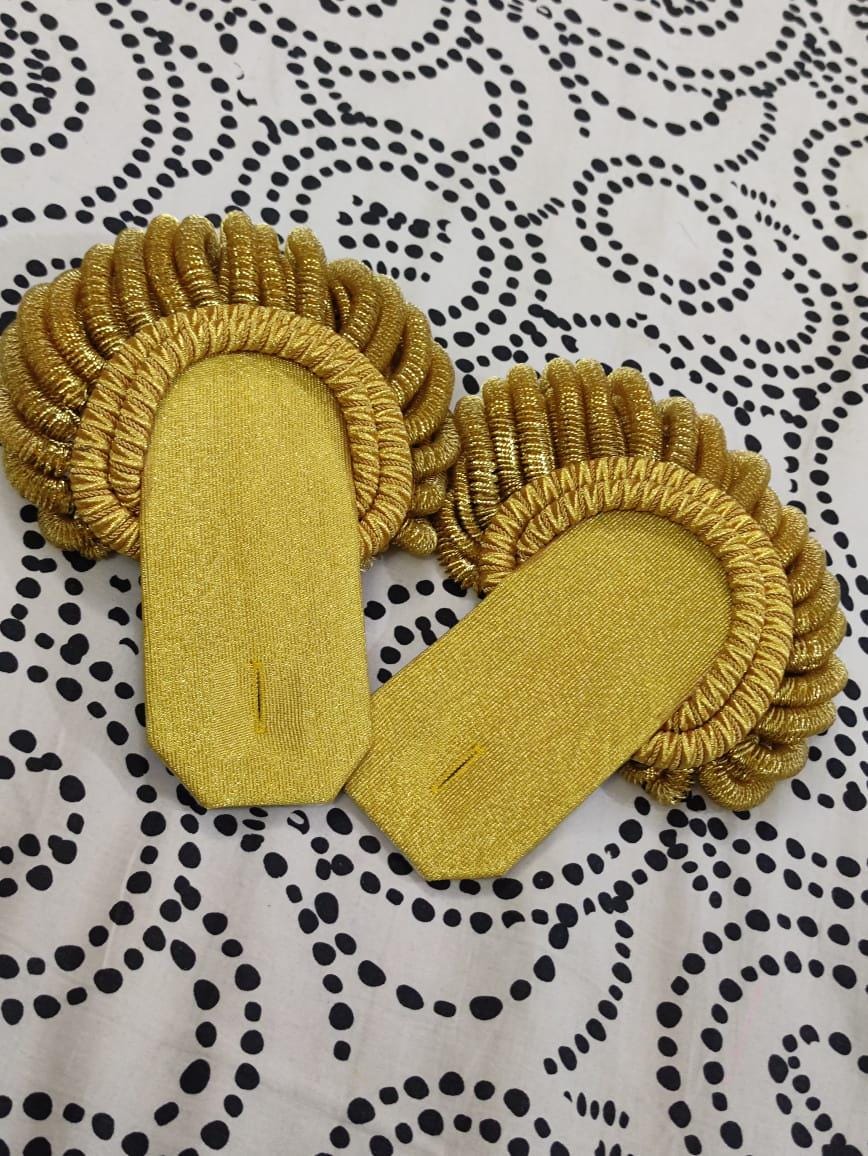 Napoleonic General Officer Epaulette: Gold Fringe, 18th Century Military