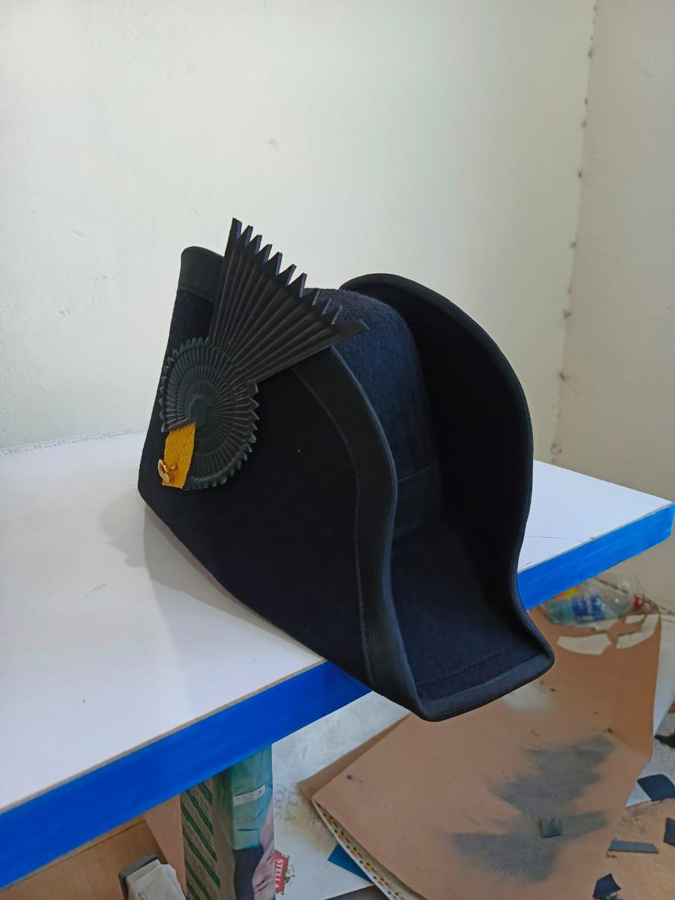 Napoleonic Tricorn Hat: 18th Century British Officer Style