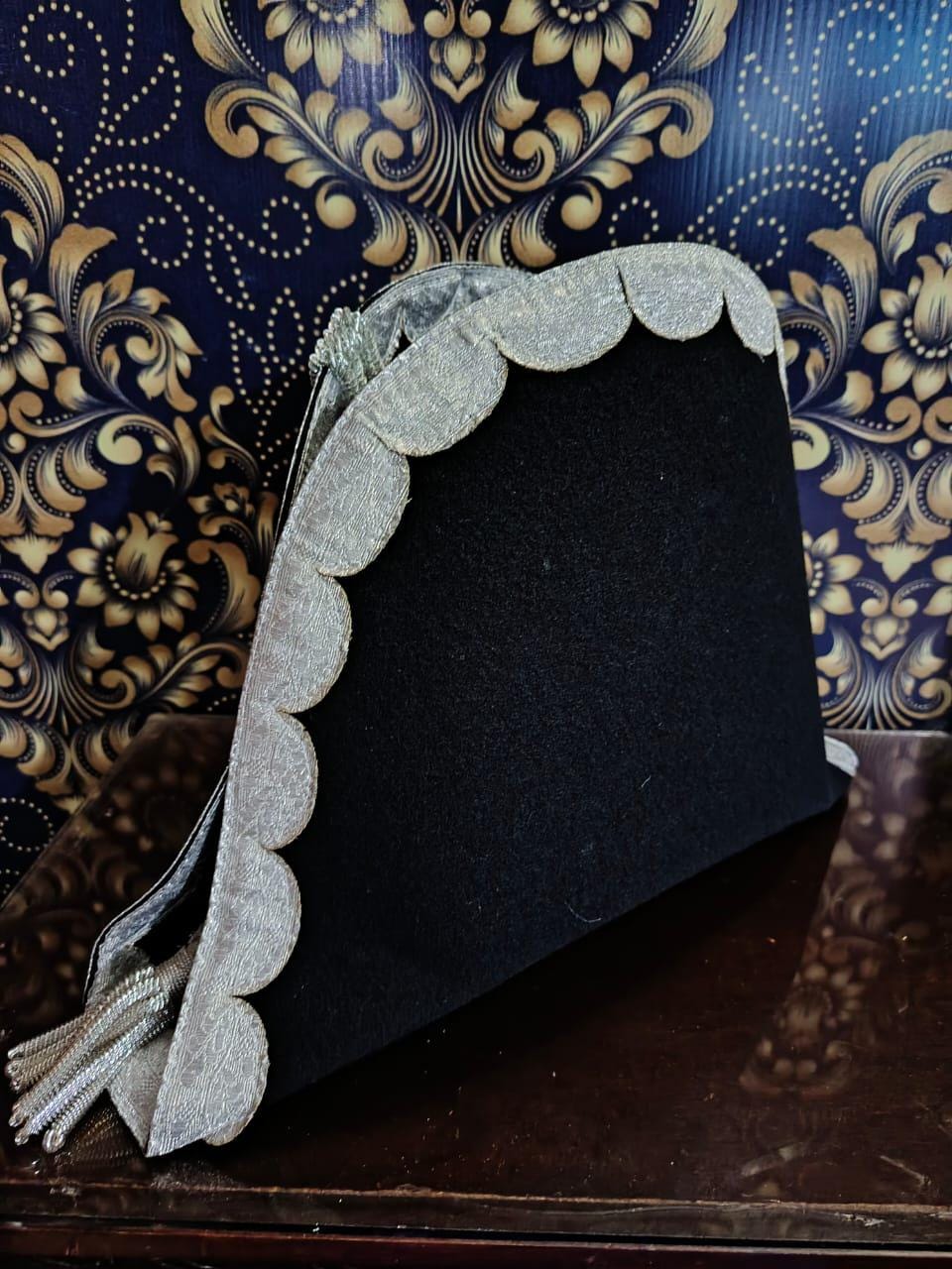 Leather Napoleonic French Imperial Guard Officer Hat: Cosplay Costume