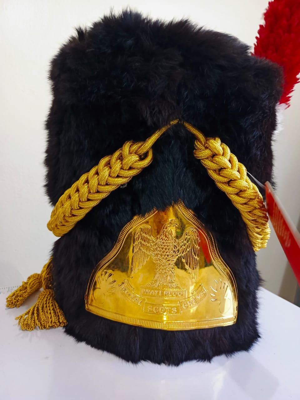 Leather Napoleonic French Imperial Guard Bicorne Hat: Officer Tricorn