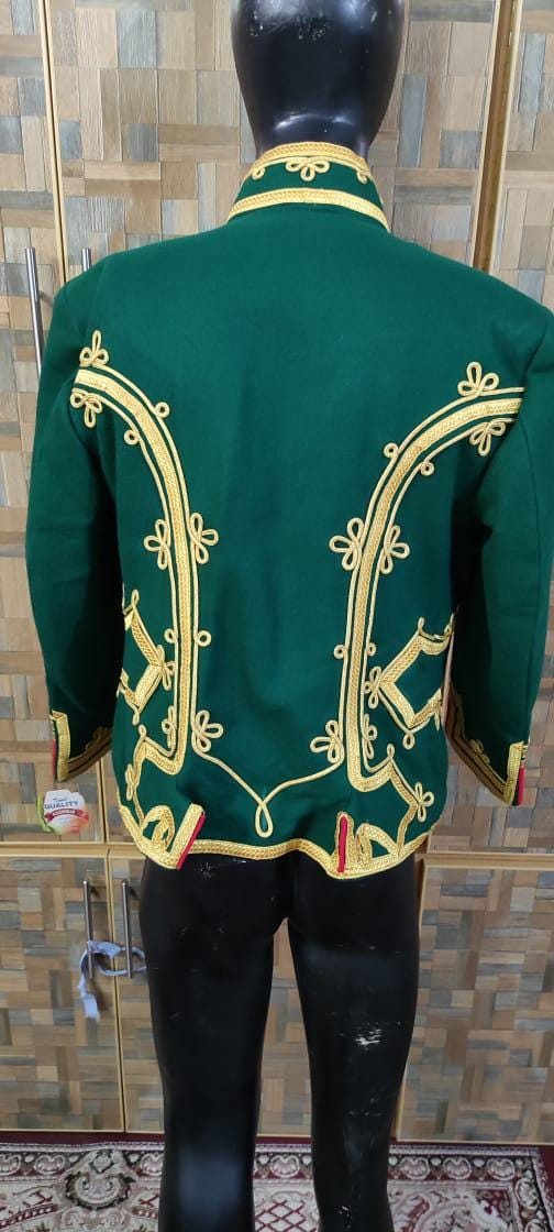 Napoleonic Hussars Wool Pelisse Jacket: Lieutenant of the Guard Tunic