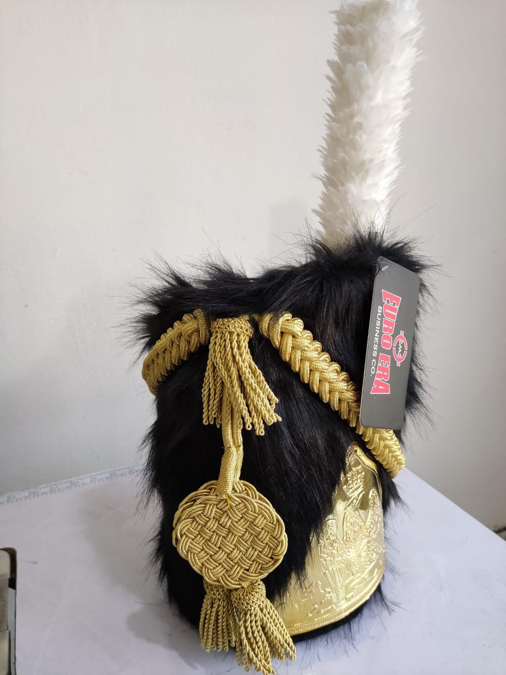 Leather Napoleonic French Imperial Guard Officer Hat