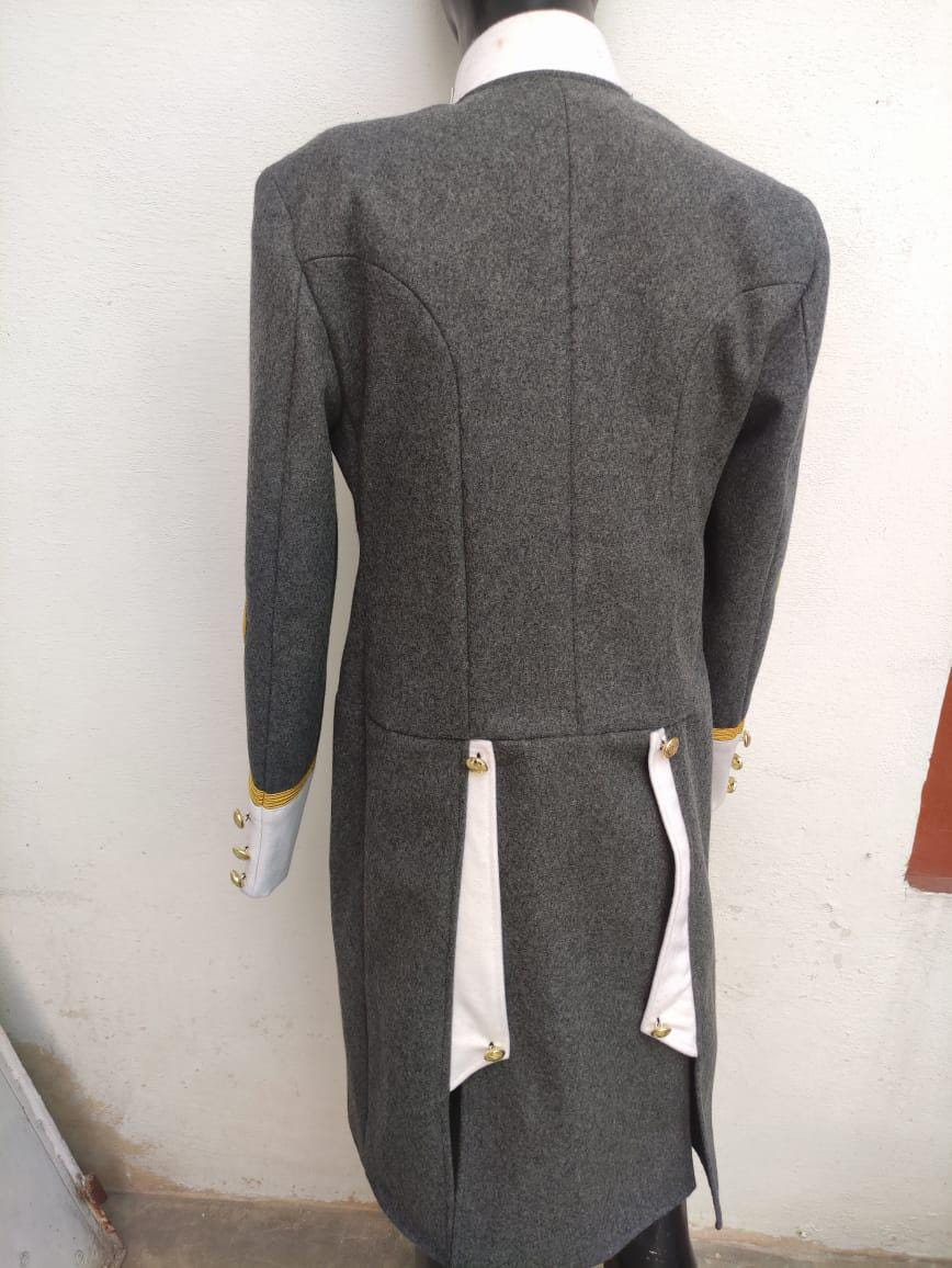 Civil War Confederate General Officer Frock Coat jacket with Rank Stars | Double Breasted Military jacket | Formal Wool Coat