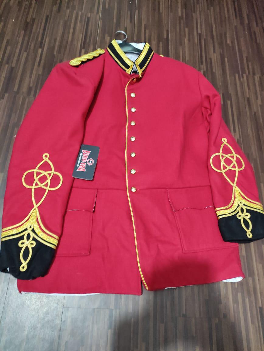 1879 British Empire Anglu Zulu War Officer Tunic: Vintage Military Uniform