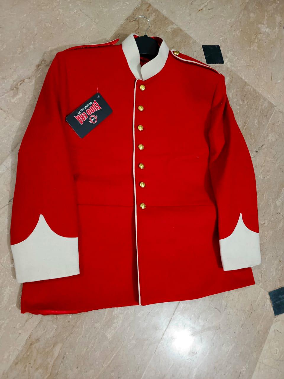 Anglo Zulu War Officer's Tunic: 18th Century British Empire Style