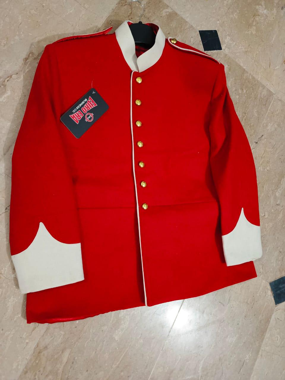 Anglo Zulu War Officer's Tunic: 18th Century British Empire Style