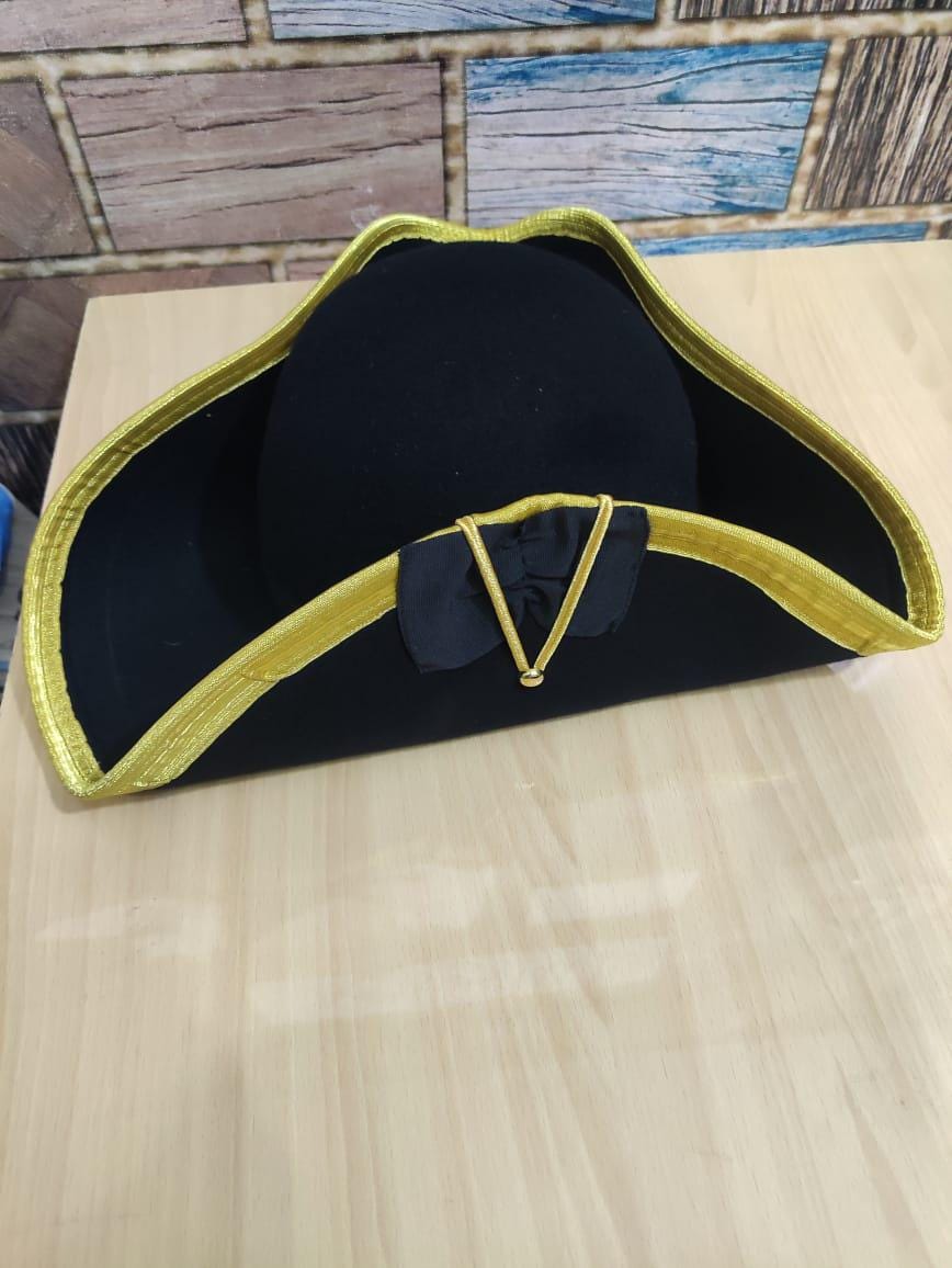 Handmade Tricorn Hat: Napoleonic, Pirate, & Witch Costume