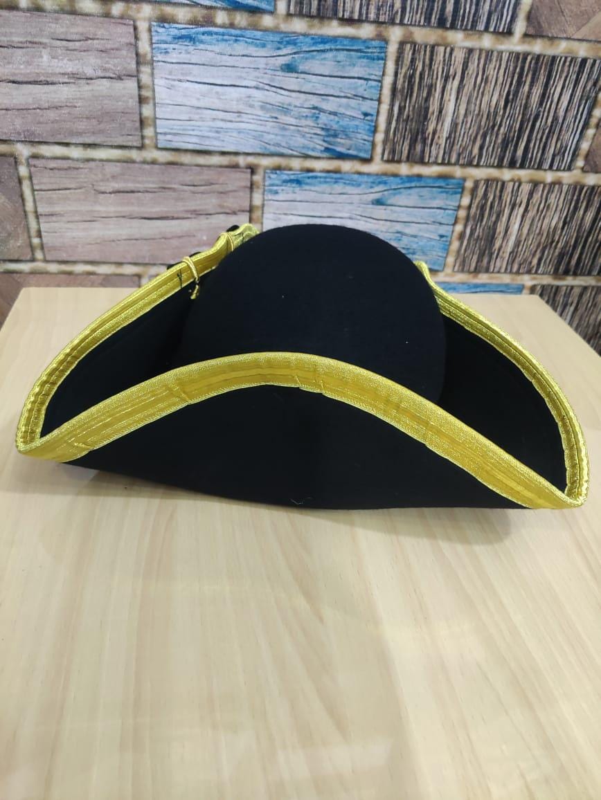 Handmade Tricorn Hat: Napoleonic, Pirate, & Witch Costume