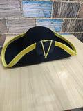 Handmade Tricorn Hat: Napoleonic, Pirate, & Witch Costume