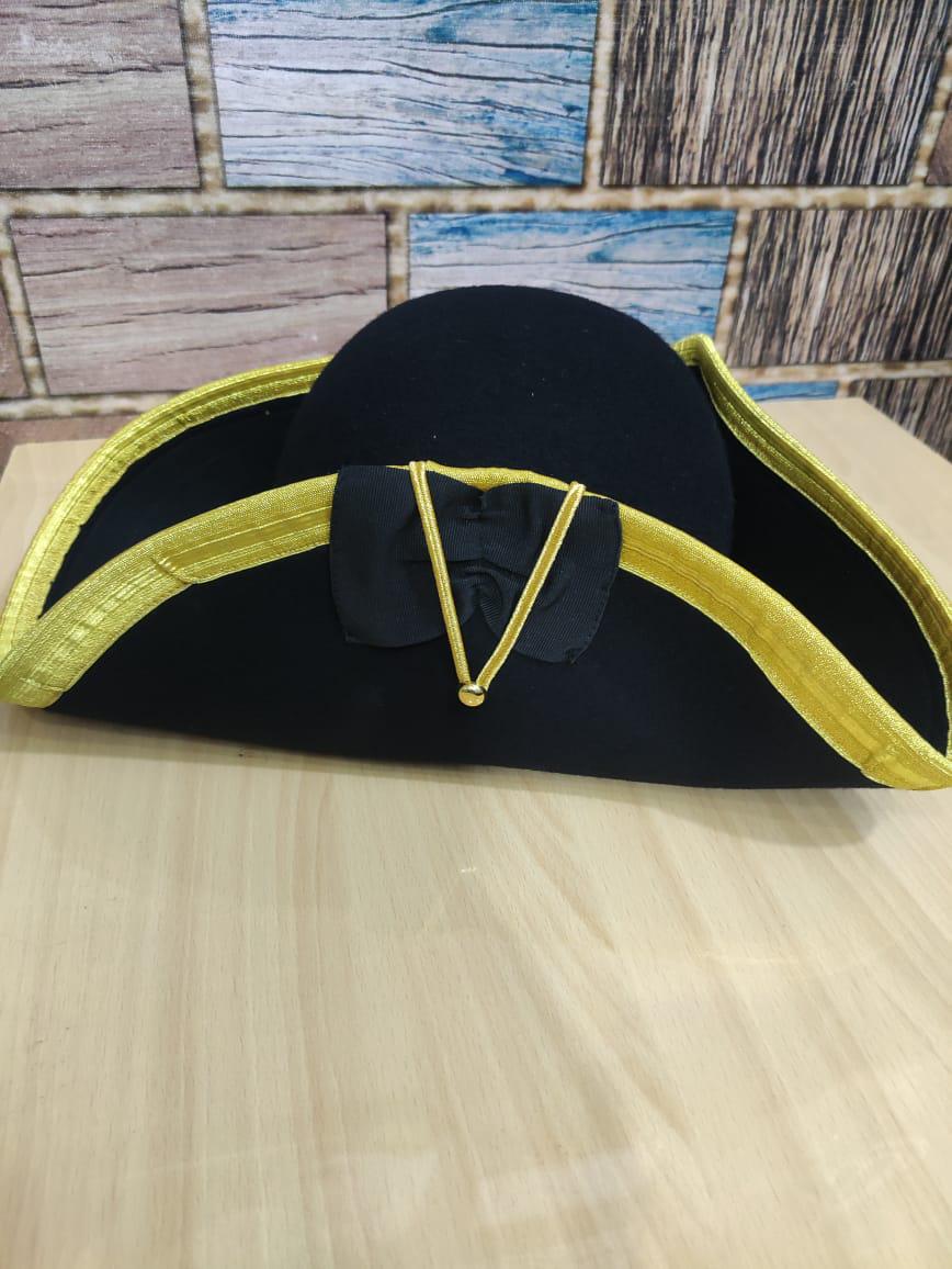 Handmade Tricorn Hat: Napoleonic, Pirate, & Witch Costume