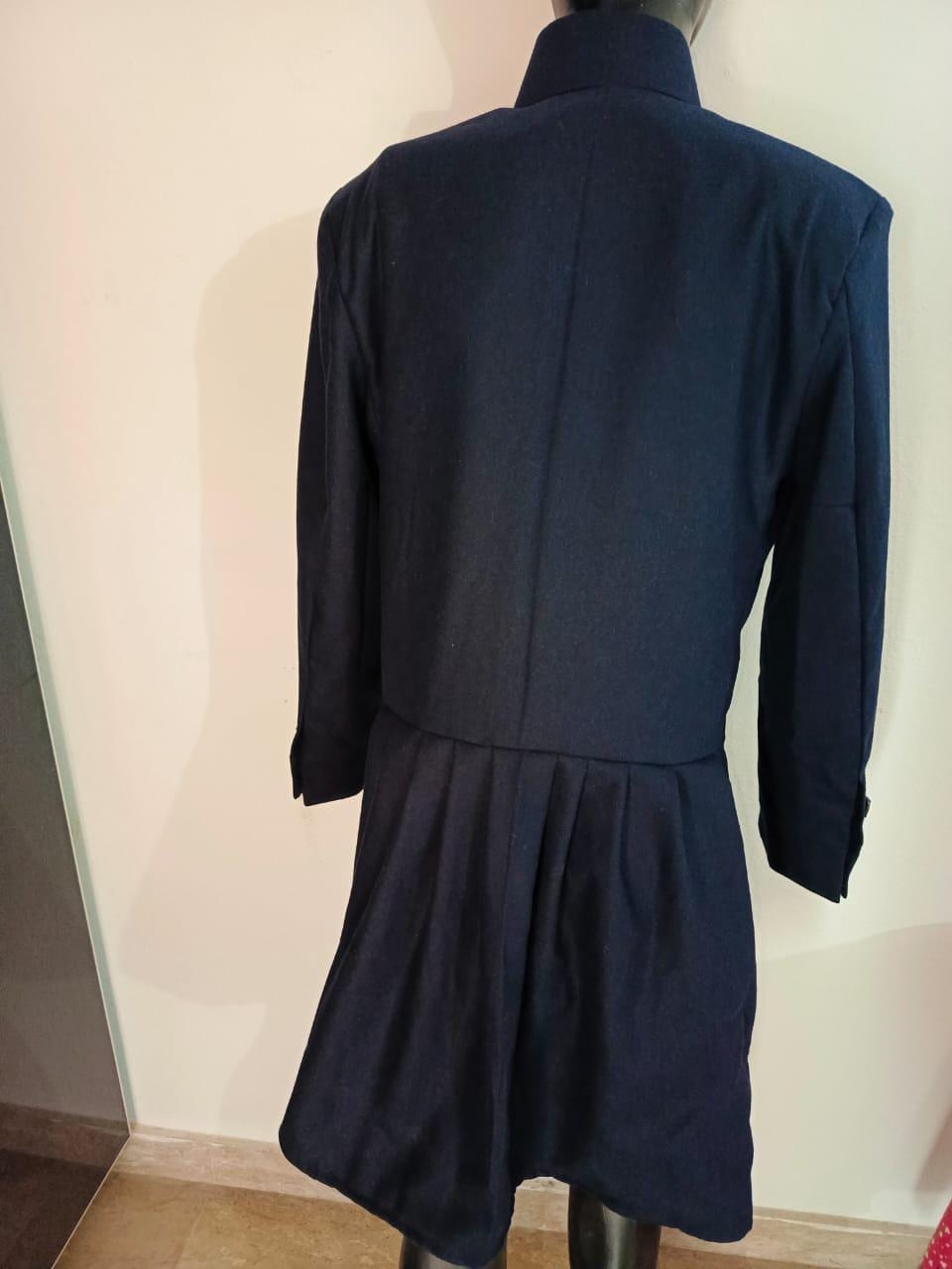 Regency Naval Officer Frock Coat: 18th Century Inspired Navy Blue