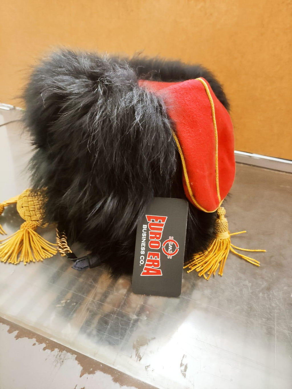 Napoleonic Hussar Guard Busby Cap: Leather Colback, Horse Hunter