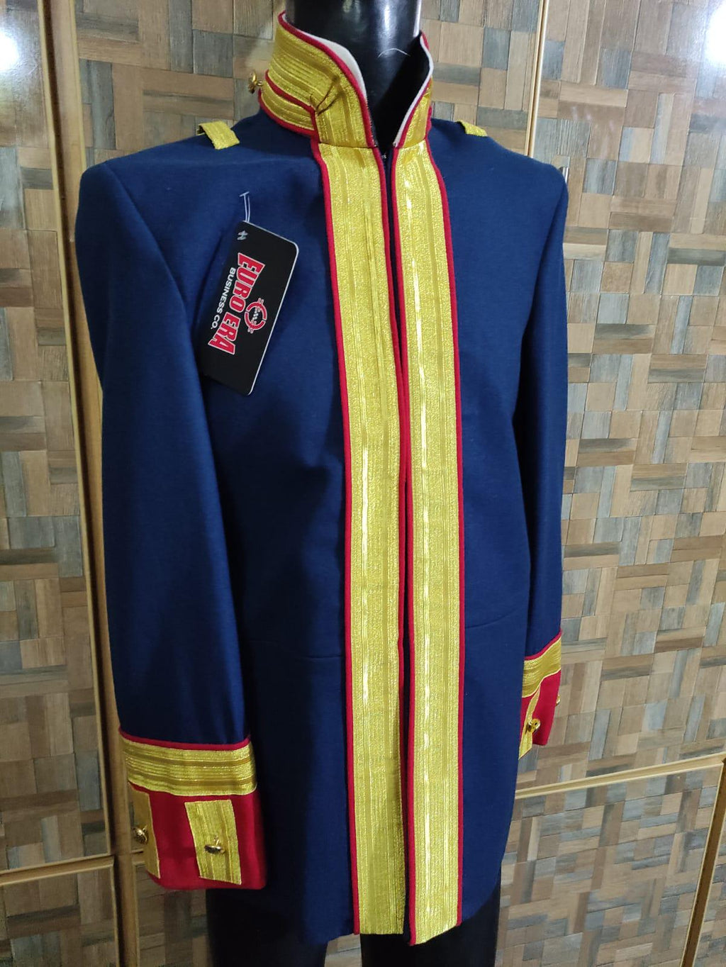 Steampunk Parade Officer Coat: Military Style Ceremonial Jacket