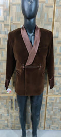 New Brown Velvet Smoking Robe Coat Jacket Wedding Party Wear Robe Smoking COAT | Designer Velvet Jacket | Soft Velvet Fashion | Evening Wear