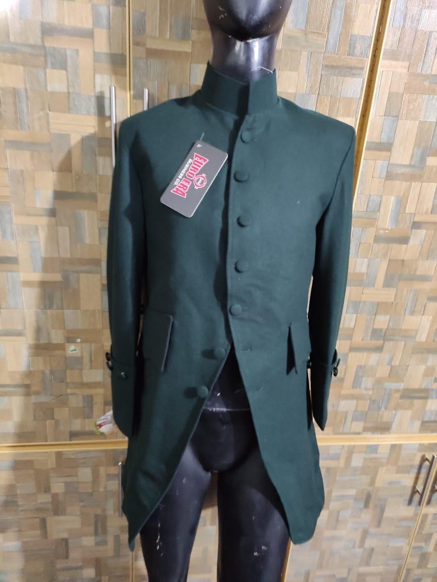 18th Century Military Officer Coat: Civil War Reenactment Costume