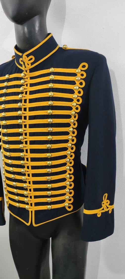 Napoleonic Hussars Wool Jacket: Gloucestershire Officer Style