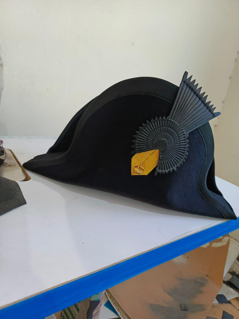 Napoleonic Tricorn Hat: 18th Century British Officer Style
