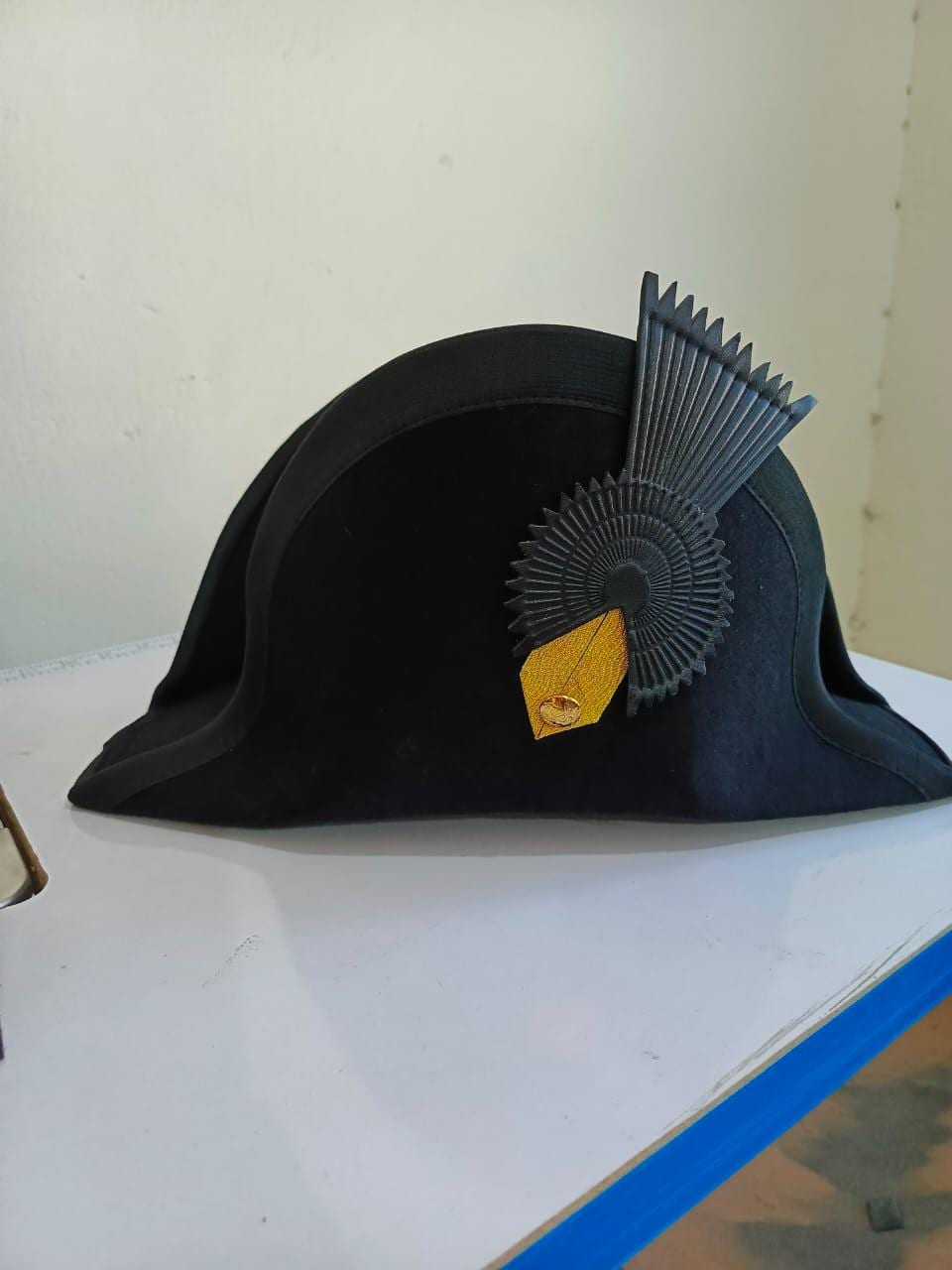 Napoleonic Tricorn Hat: 18th Century British Officer Style