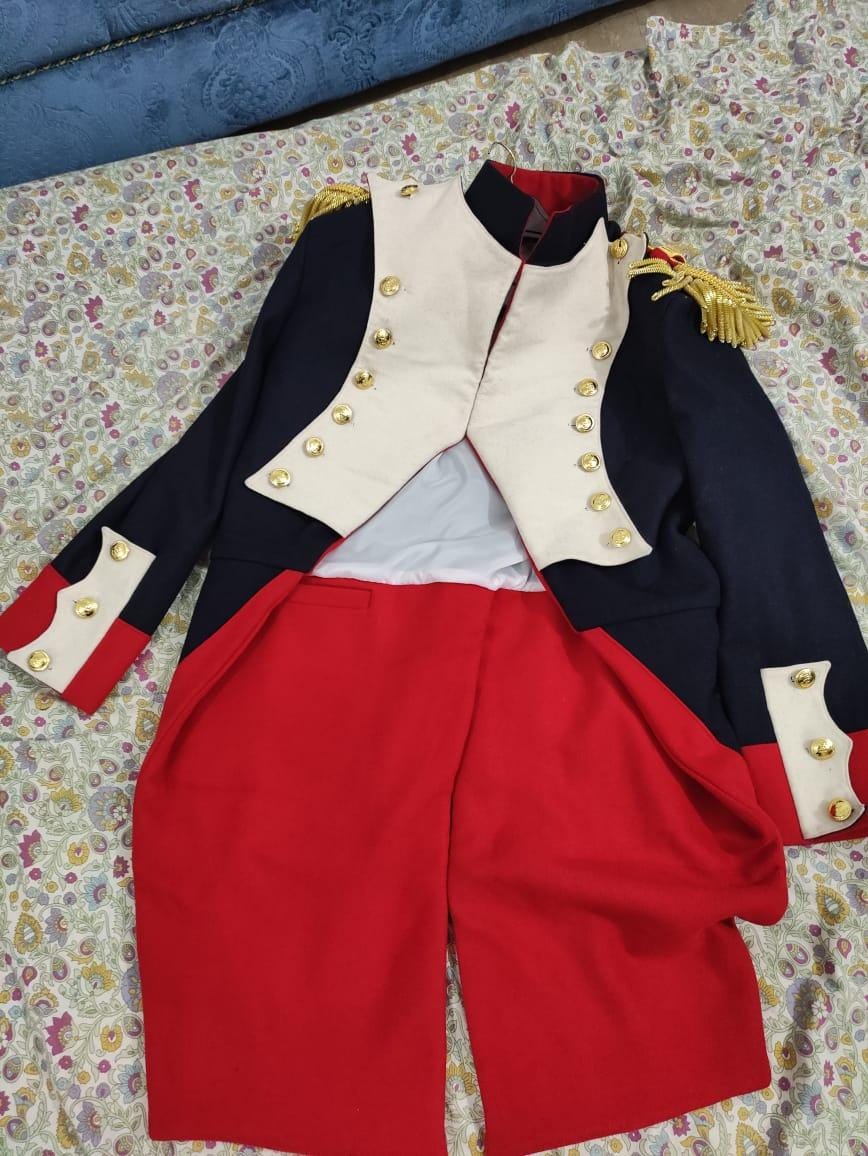 Napoleonic French Imperial Officer Frock Coat: Historical Military Uniform