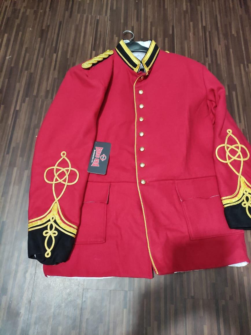 1879 British Empire Anglu Zulu War Officer Tunic: Vintage Military Uniform