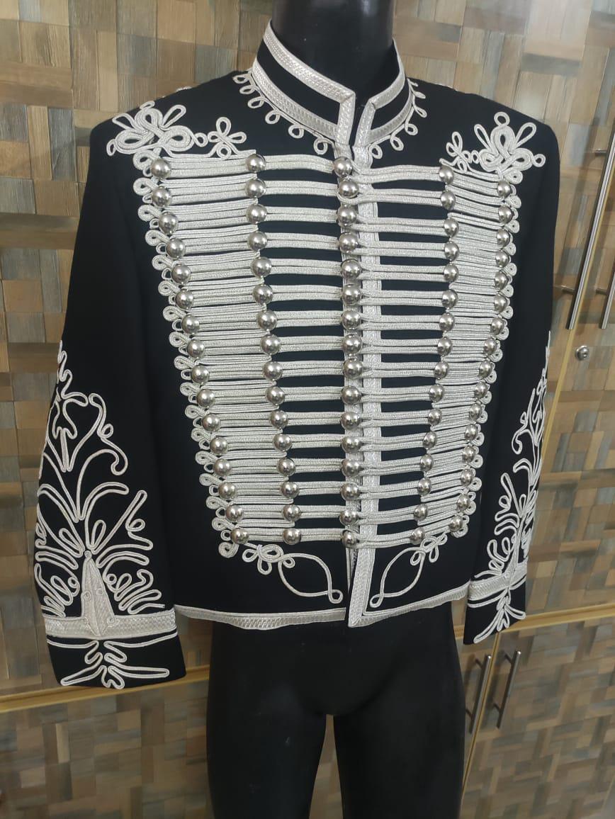 Adam Ant Hussars Wool Jacket: Napoleonic Officer Style