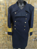 Civil War US Navy Admiral Frock Coat: Double Breasted Wool Officer Jacket
