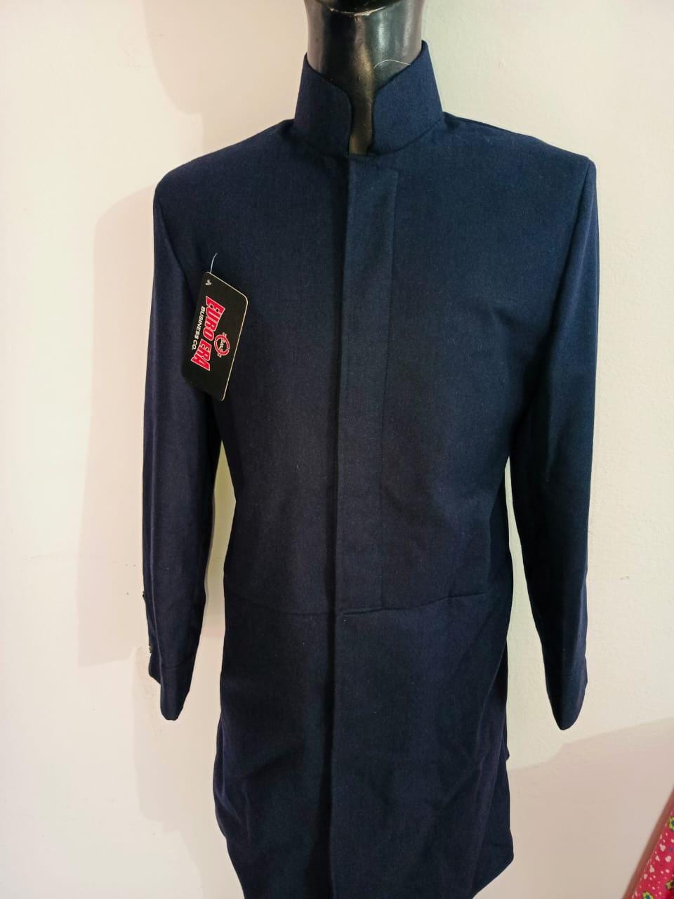 Regency Naval Officer Frock Coat: 18th Century Inspired Navy Blue