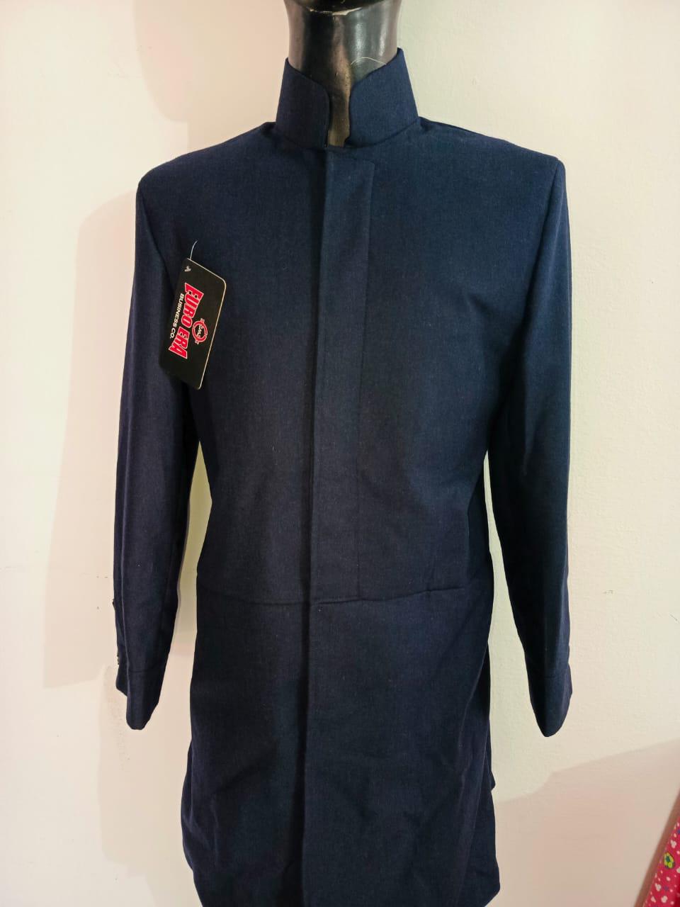 Regency Naval Officer Frock Coat: 18th Century Inspired Navy Blue