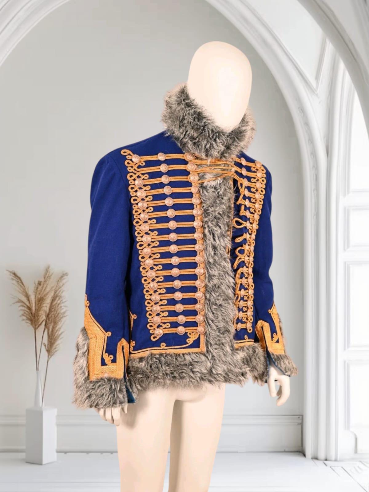 Hussar Military Jacket: 19th Century Napoleonic Officer Style