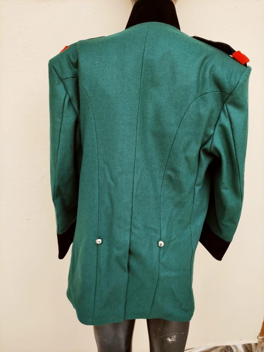 95th Rifles Napoleonic Tunic: Green Wool Military Jacket