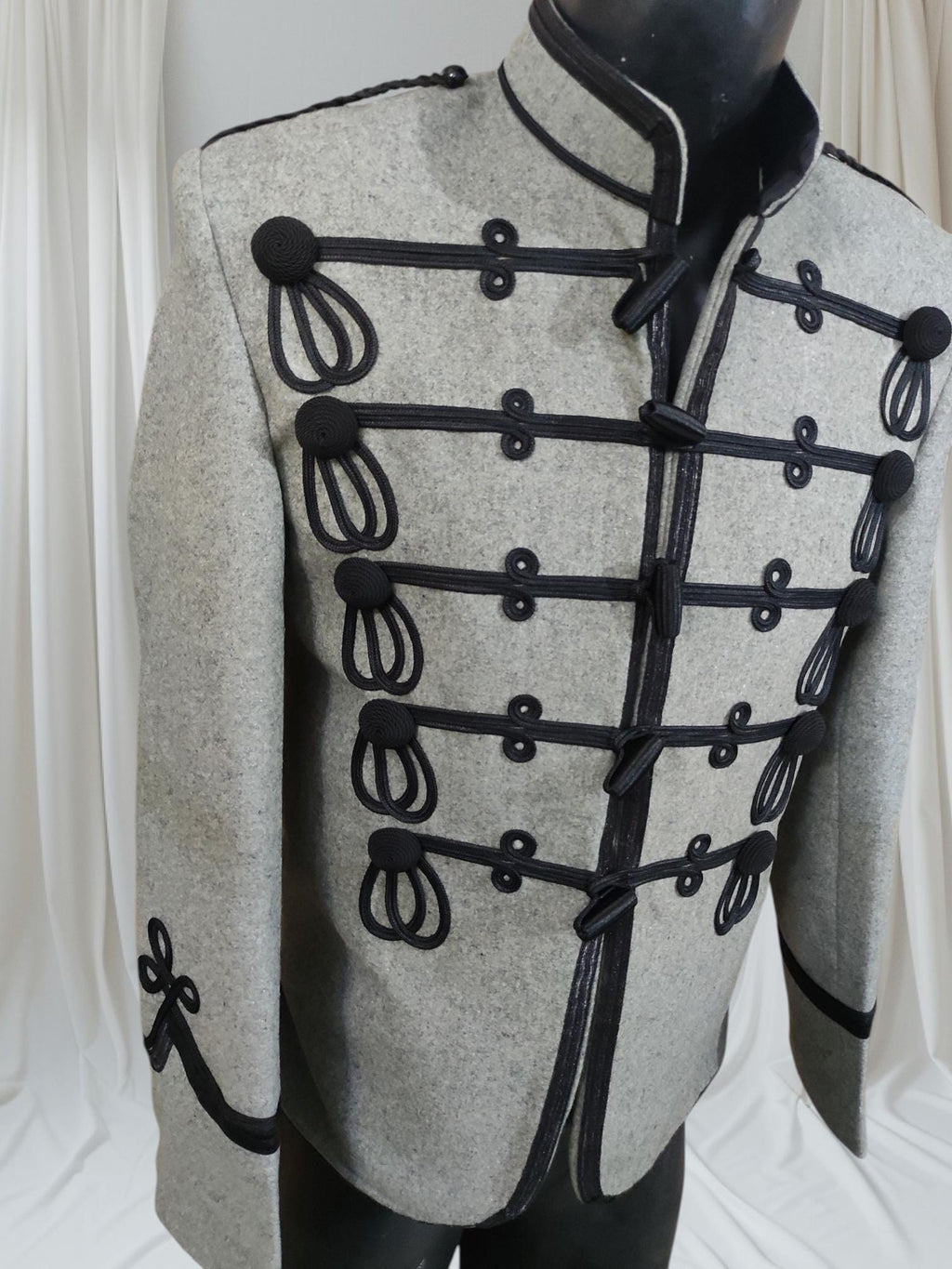 Prussian Hussars Attila Jacket: 18th Century Napoleonic Officer Uniform