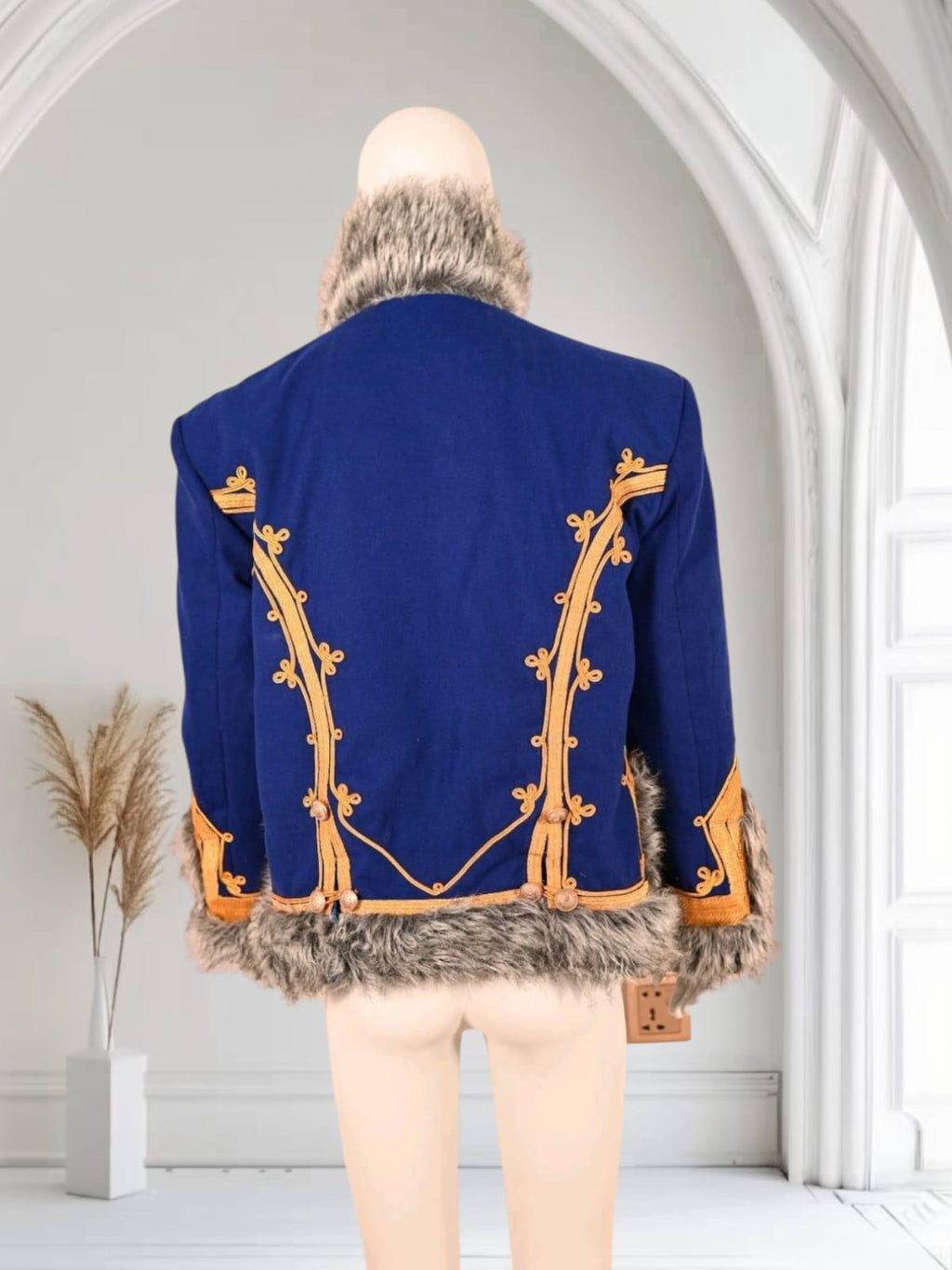Hussar Military Jacket: 19th Century Napoleonic Officer Style