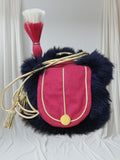 Napoleonic Canadian 8th Hussars Princess Louise's Officer Busby Hat: Leather, Original Hairs