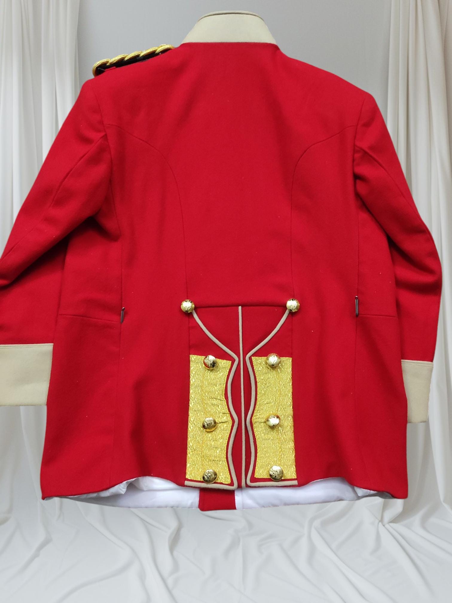 18th Century British Officer's Tunic: Anglo Zulu War Reenactment