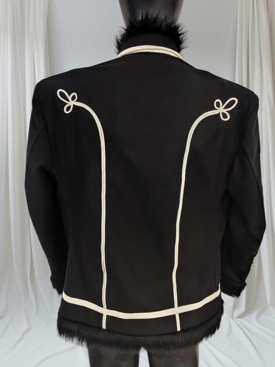 Jimi Hendrix Hussars Jacket: Wool Military Style Coat