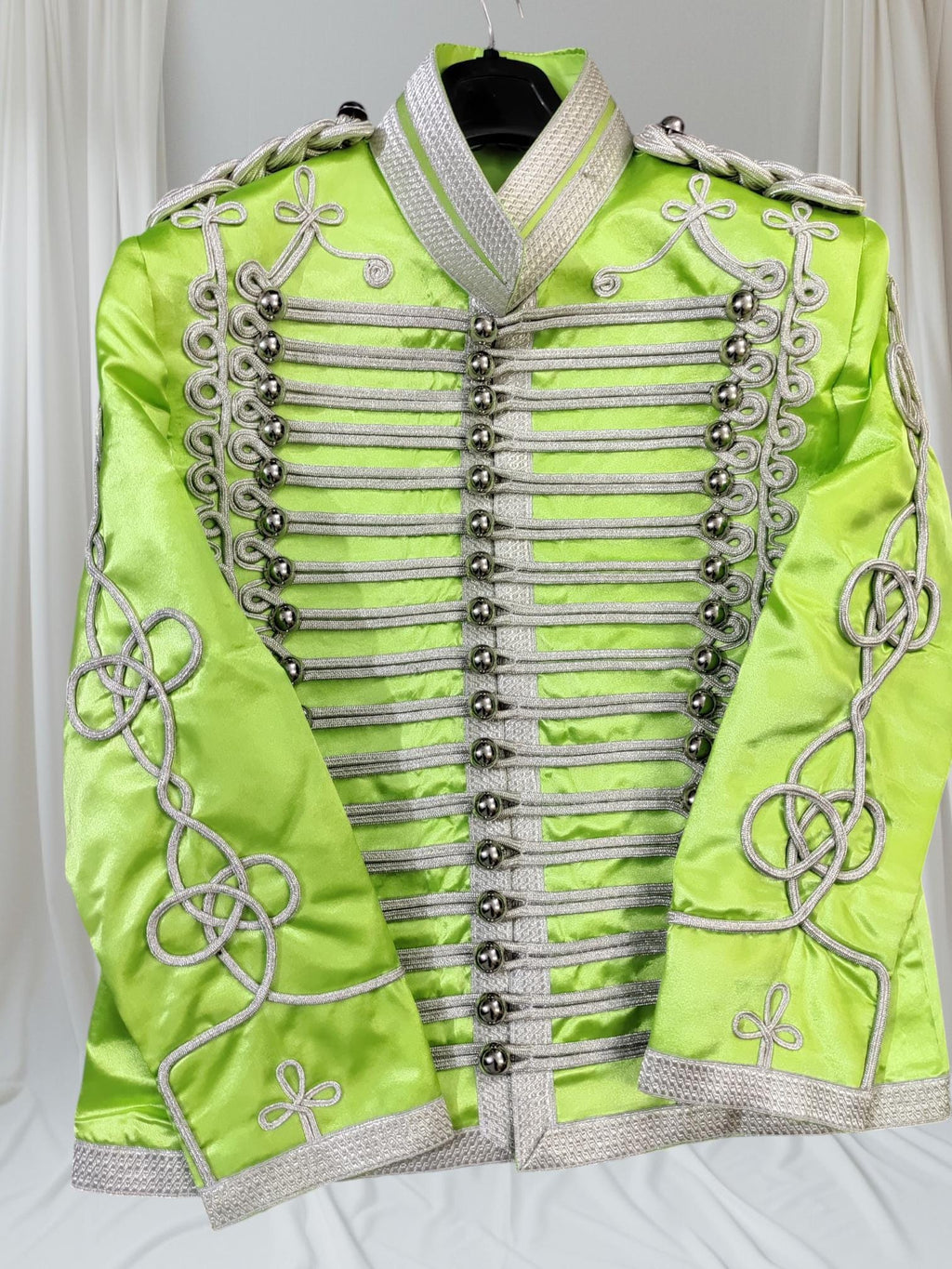 Napoleonic Hussars Ceremonial parade Jacket: Military coat with Aiguillette & Epaulette