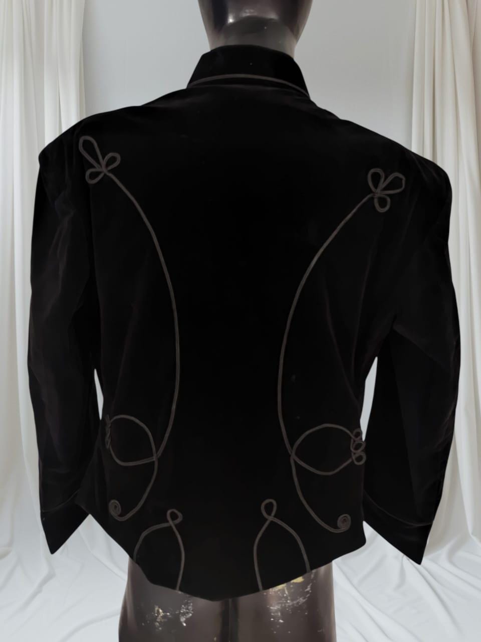 Steampunk Hussars Jacket: Wool Napoleonic Coat, Silver Accents