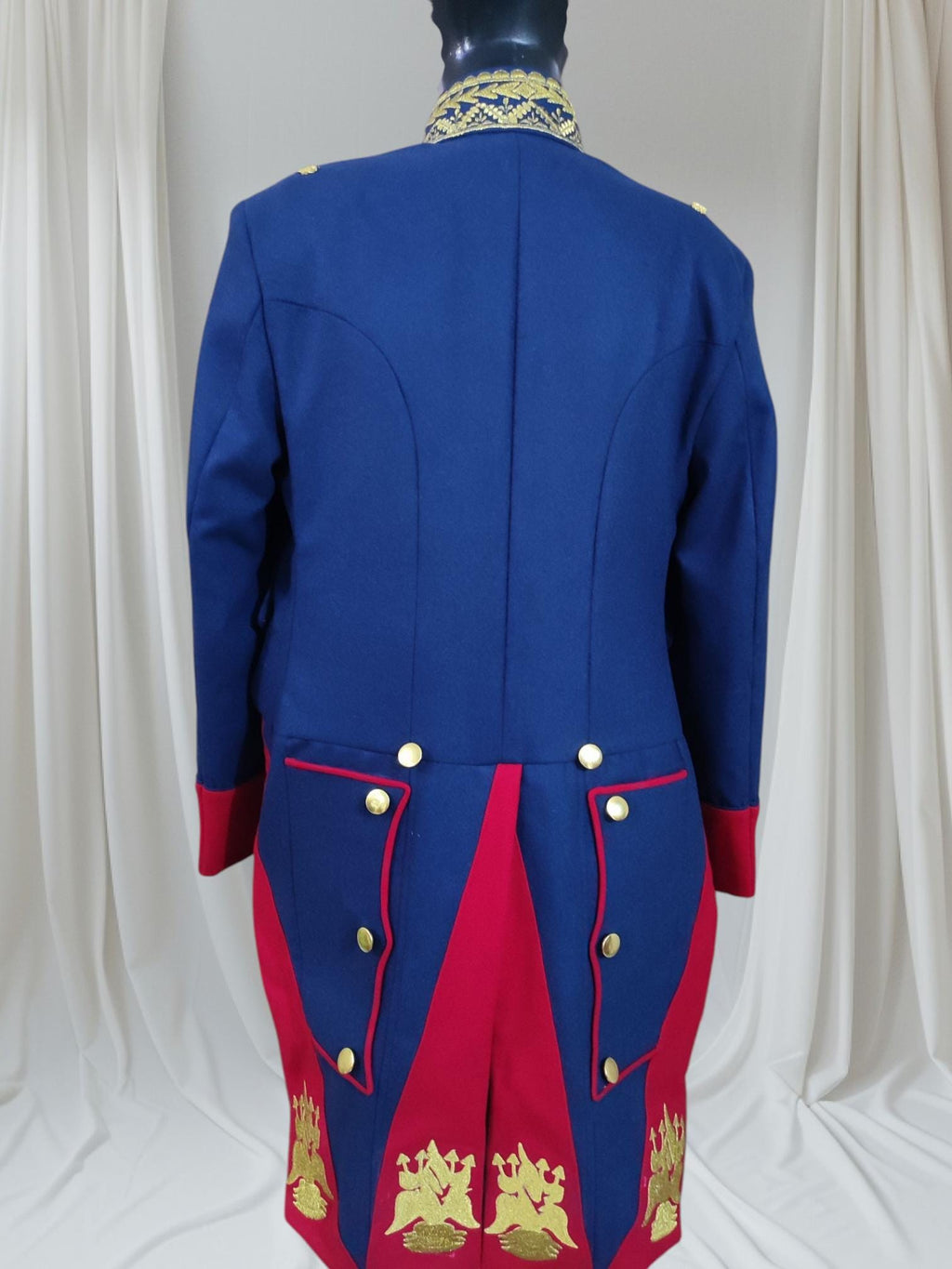 Napoleonic Prussian Dragoon Long Coat: Historical Reenactment Uniform